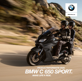 BMW C 650 Sport – Productinformatie NL (2020)
